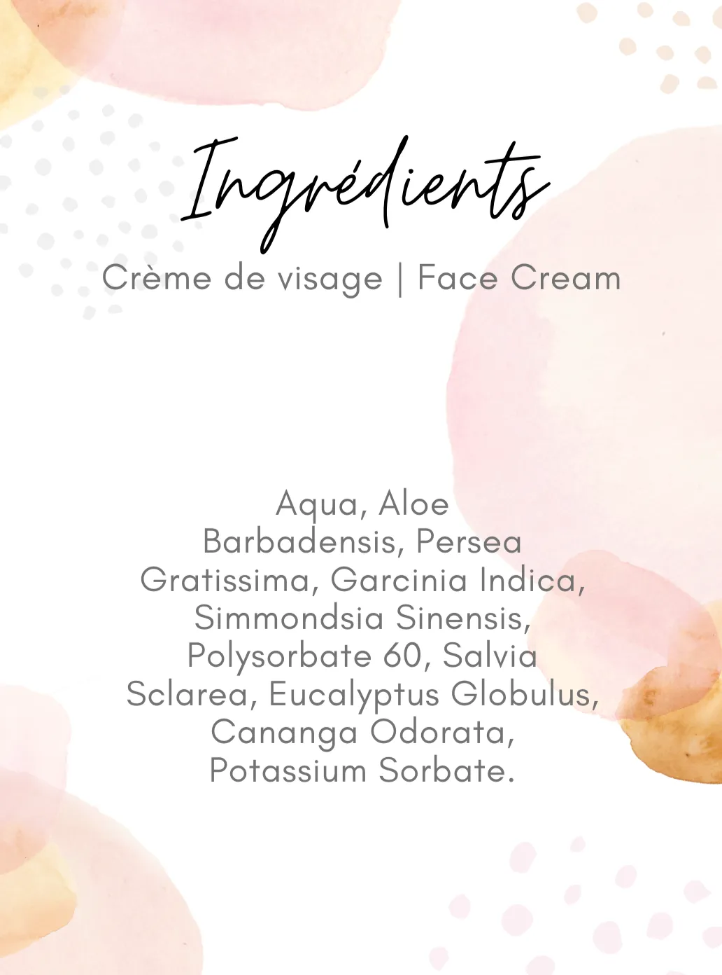 Face Cream