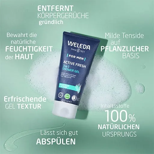 For Men Active Fresh 3in1 Shower Gel