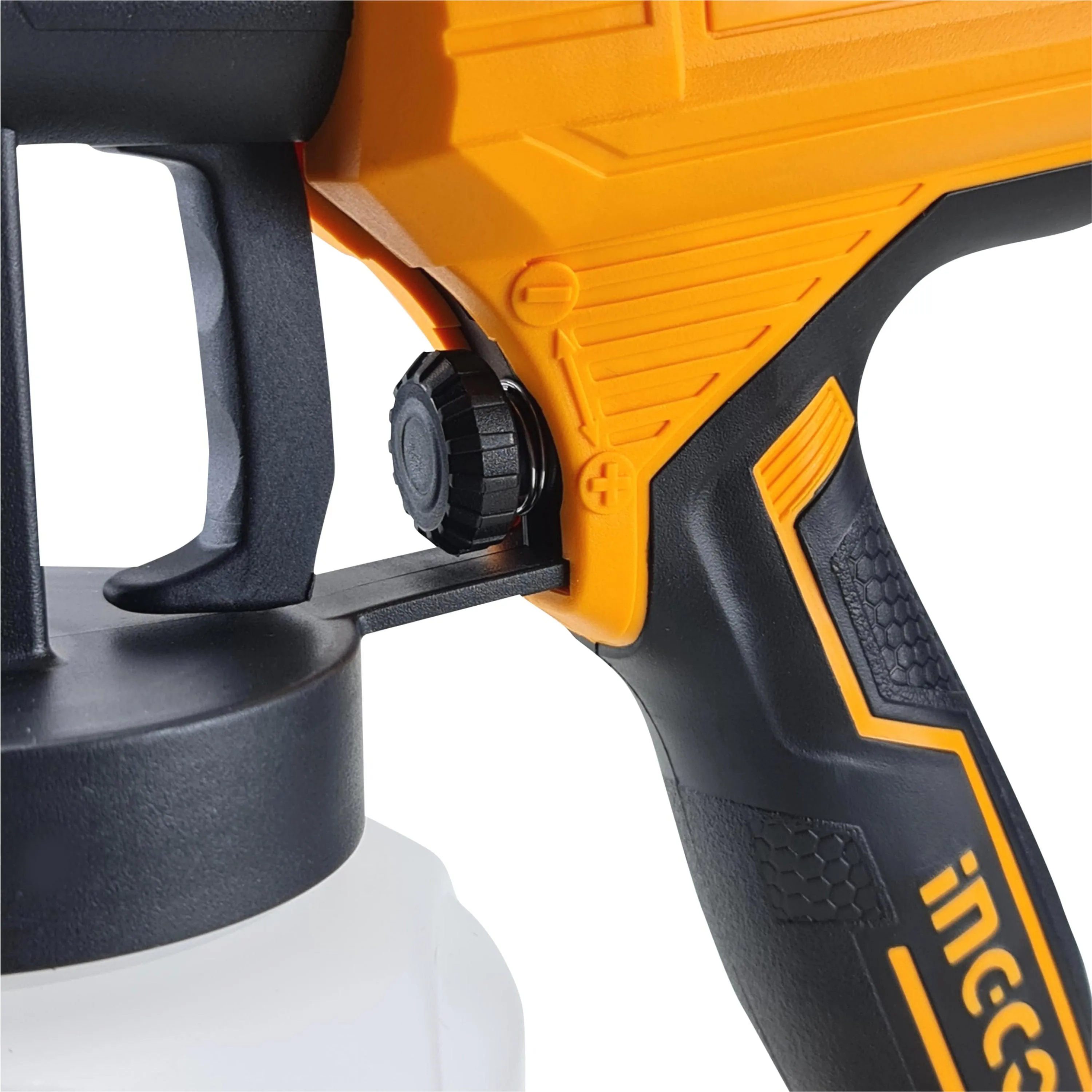 INGCO Paint Sprayer，800 ml Capacity, 450W, 1.5Mm Copper Nozzle,50Din-S, 380 Ml/Min SPG350