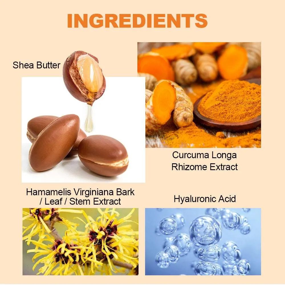 Turmeric Clay Face Mask Exfoliating, Deep Cleansing, Brighten and Purifying Mask 120g Ideal For all Skin Types