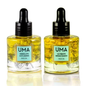 UMA Anti Aging & Brightening Face Oil Duo