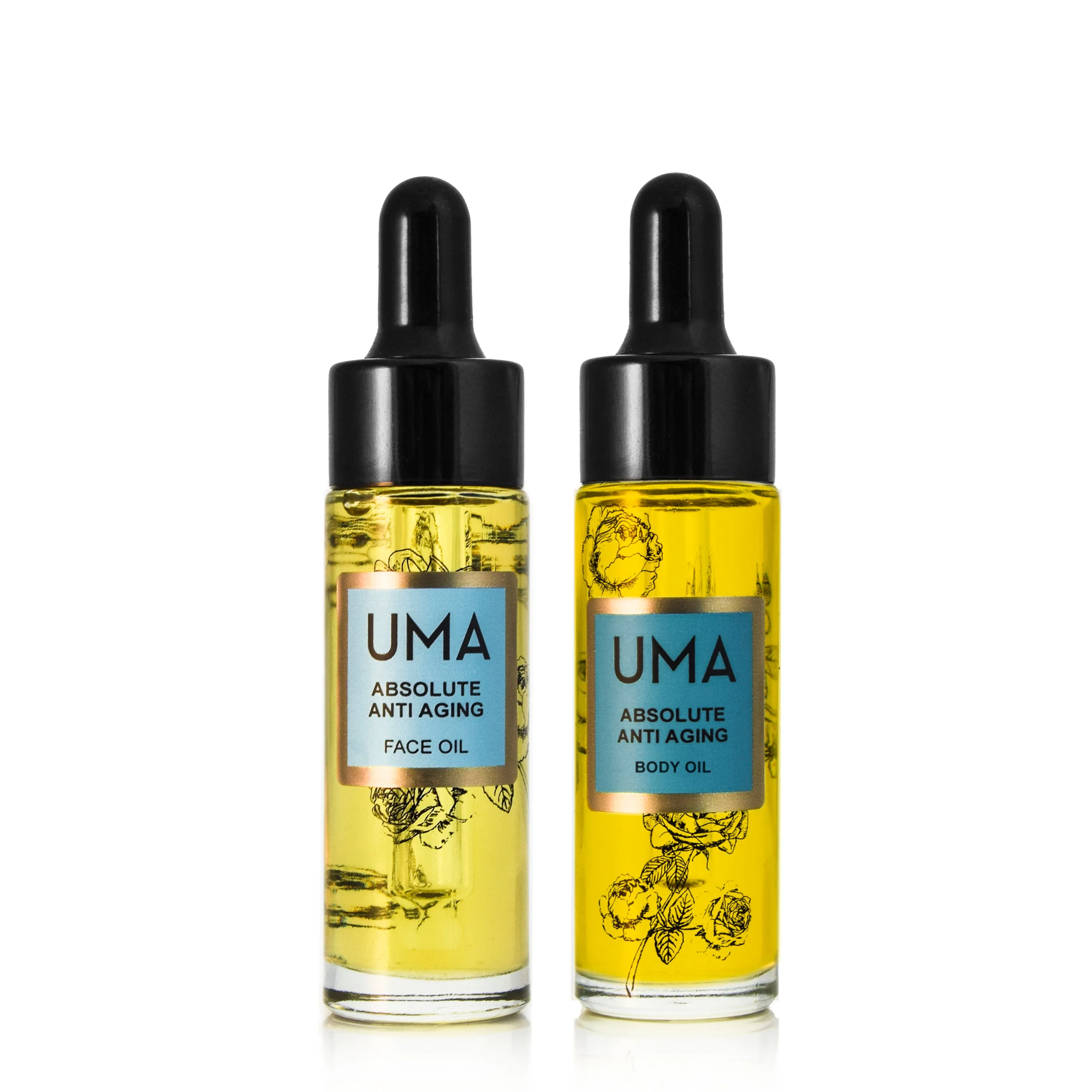 UMA Anti Aging Travel Duo: Face & Body Oil